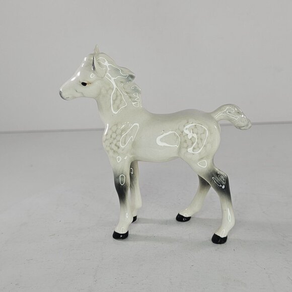 Beswick England Foal Medium Almost Stood Square Dapple Grey #1084 - Picture 10 of 13